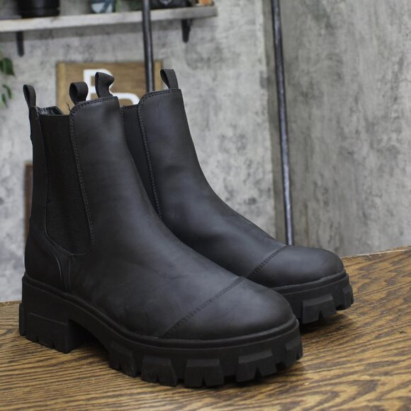 A New Day Womens Devan Winter Boots 88375415 Black 9.5M - Picture 1 of 7